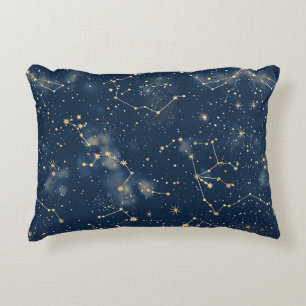 Celestial Constellation - Starry Night (5) Decorative Cushion