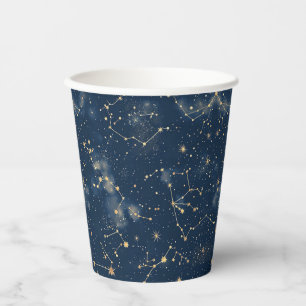 Celestial Constellation - Starry Night (5) Paper Cups
