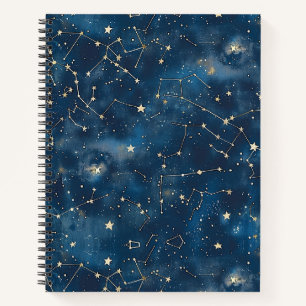 Celestial Constellation - Starry Night (6) Notebook
