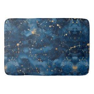 Celestial Constellation - Starry Night (7) Bath Mat