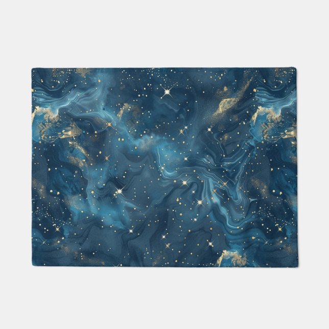 Celestial Constellation - Starry Night (8) Doormat (Front)
