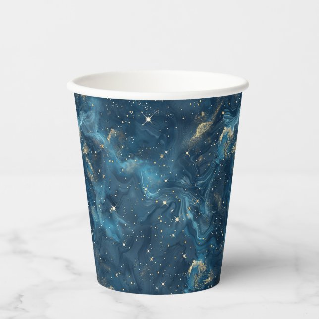 Celestial Constellation - Starry Night (8) Paper Cups (Front)