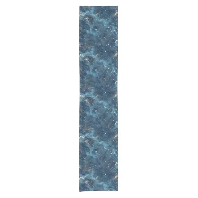 Celestial Constellation - Starry Night (8) Short Table Runner (Front)
