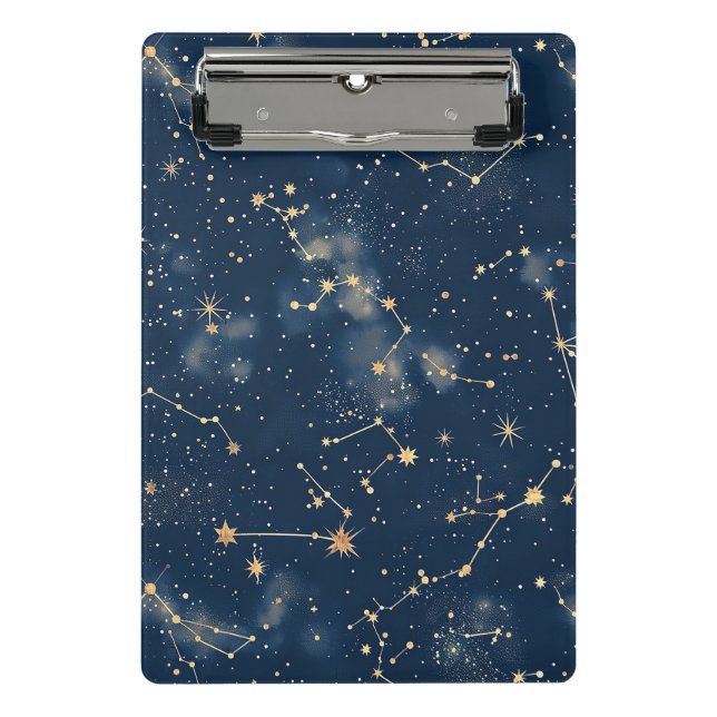 Celestial Constellation - Starry Night Mini Clipboard (Front)