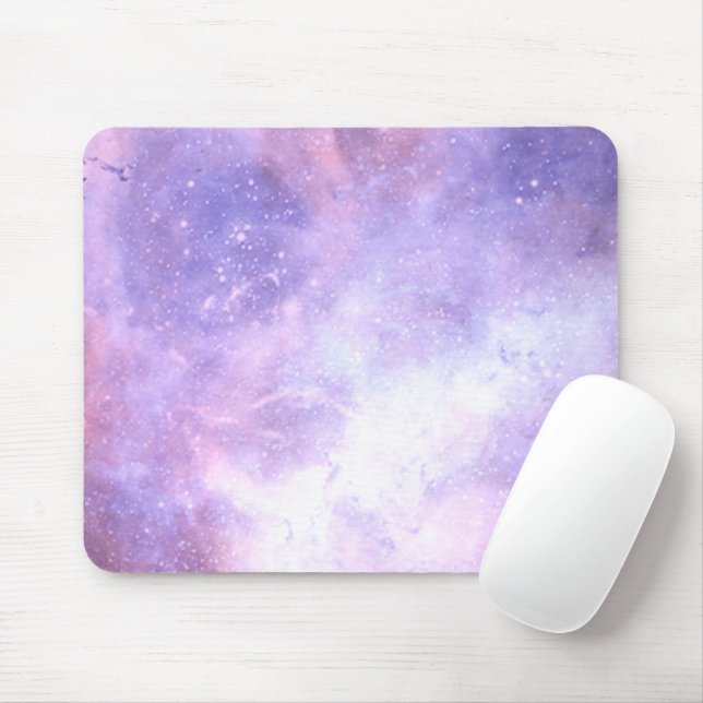 Celestial Cosmic Galaxy Pattern Mouse Pad (With Mouse)