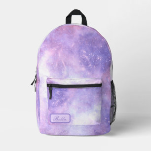 Celestial Cosmic Galaxy Pattern Printed Backpack