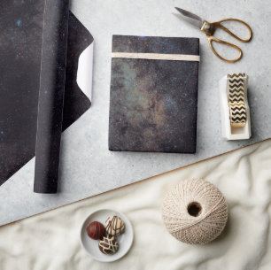 Celestial Cosmic Galaxy Pattern Wrapping Paper