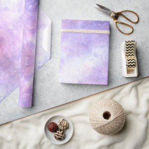 Celestial Cosmic Galaxy Pattern Wrapping Paper