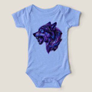 Celestial Cosmic Galaxy Wolf Roar Graphic T-Shirt