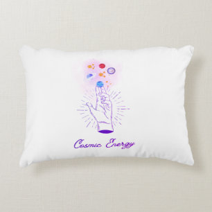 Celestial Cosmic Hand Accent Pillow - Minimalist M