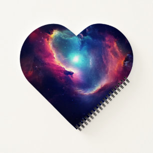 Celestial Cosmos Modern Space Galaxy Sky Notebook