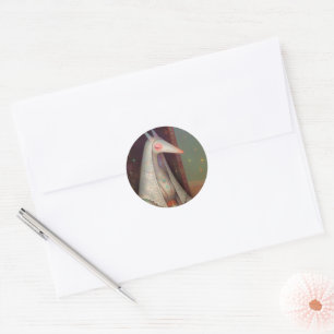 Celestial Creature Classic Round Sticker