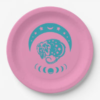 Celestial Crecent Moon Possum Whimsical Nature 