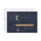 Celestial Crescent Moon Gold RSVP Response Card