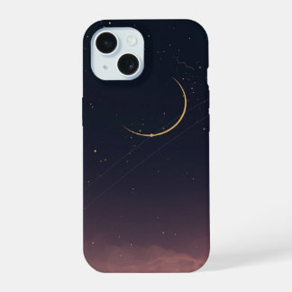 Celestial Crescent Moon Stars Phone Case