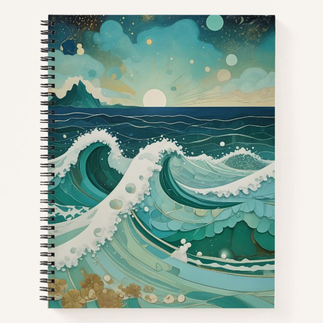 Celestial Crest Notebook (Front)