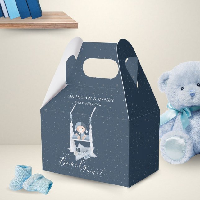 Celestial Cute Bear Baby Shower Favour Box (Creator Uploaded)