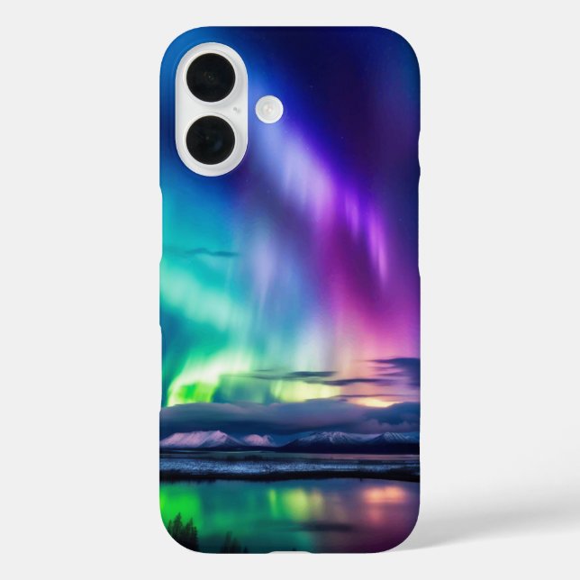 Celestial Dance: The Magic of the Aurora Borealis Case-Mate iPhone Case (Back)