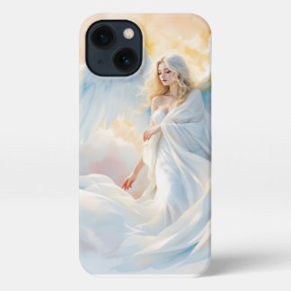 Celestial Dawn – Angel of Peace and Light iPhone 13 Case