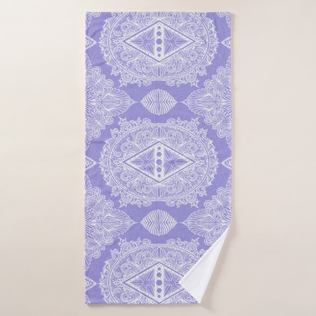 Celestial Diamond Mandala Bath Towel (Bath Towel)