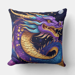 celestial dragon pillow