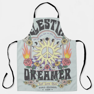 CELESTIAL DREAMER SUN ROSE TSHIRT graphic DESIGNhi Apron
