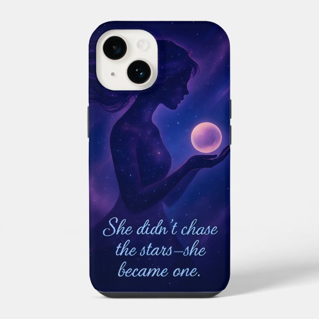 Celestial Dreams - She Became A Star iPhone Case (Back)
