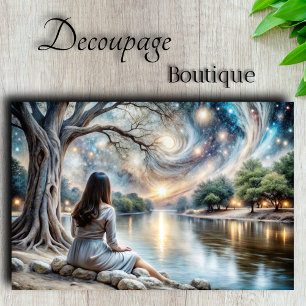 Celestial Dreams Starlit Reverie Decoupage Tissue Paper