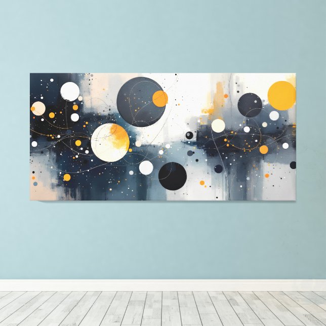 Celestial Drift Canvas Print (Insitu(Wood Floor))