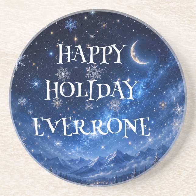 CELESTIAL DRINK COASTER | PERSONALIZED GIFT (Front)