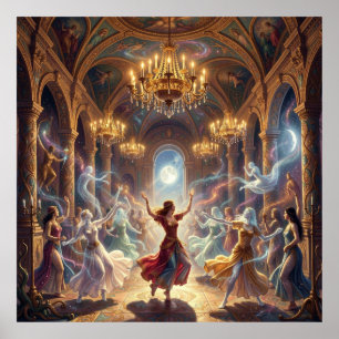 Celestial Dust & Ancient Marble Poster