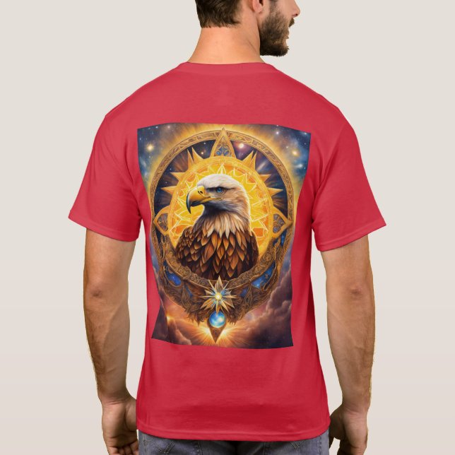 Celestial Eagle of Solar Wisdom T-Shirt (Back)
