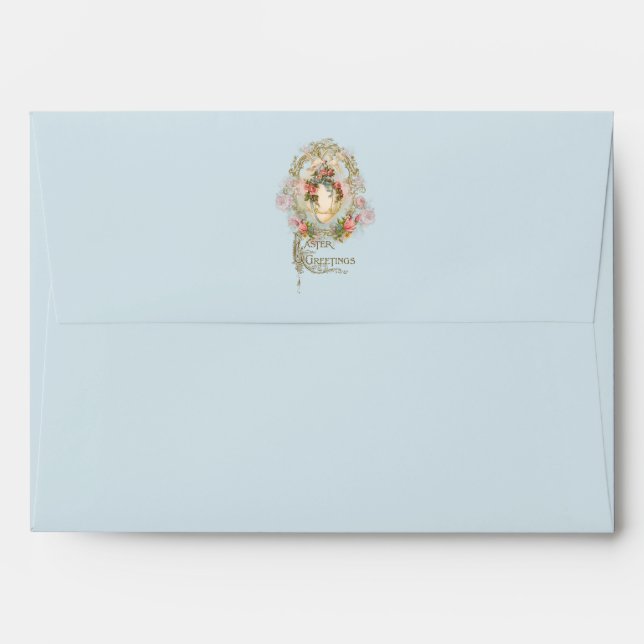 Celestial Egg - Easter Greetings Envelope (Back (Top Flap))