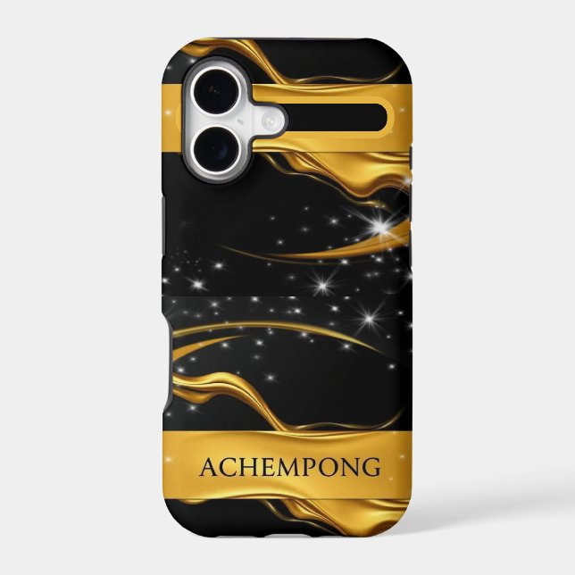 Celestial Elegance: Liquid Gold Gilded - Achempong (Back)
