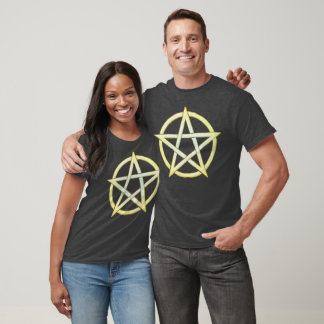Celestial Elegance: Pearl Pentagram T-Shirt