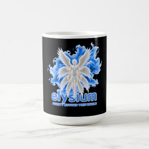 Celestial Elysium Guardian Angel Wings Pop Art Coffee Mug
