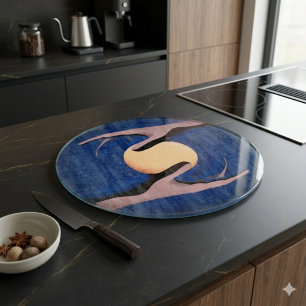 Celestial Embrace Cutting Board