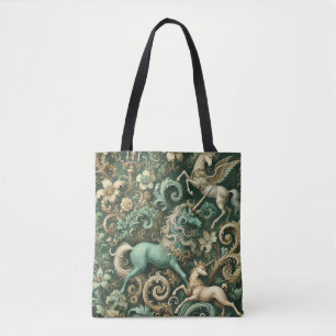 Celestial Equinox – Mythical Unicorn  Tote Bag