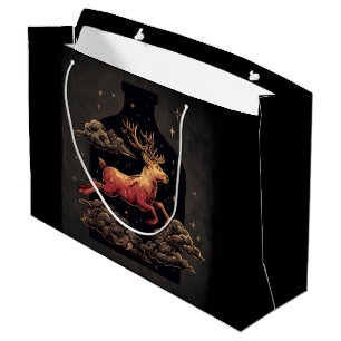 Celestial Escape-Stag Large Gift Bag