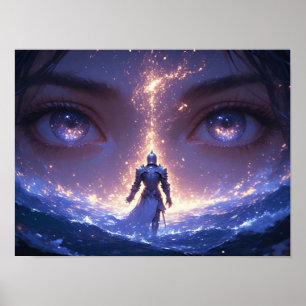 Celestial Eyes and the Lone Knight  Poster
