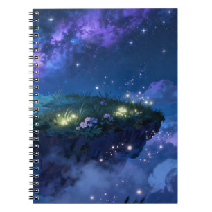 Celestial Falls Spiral Notebook