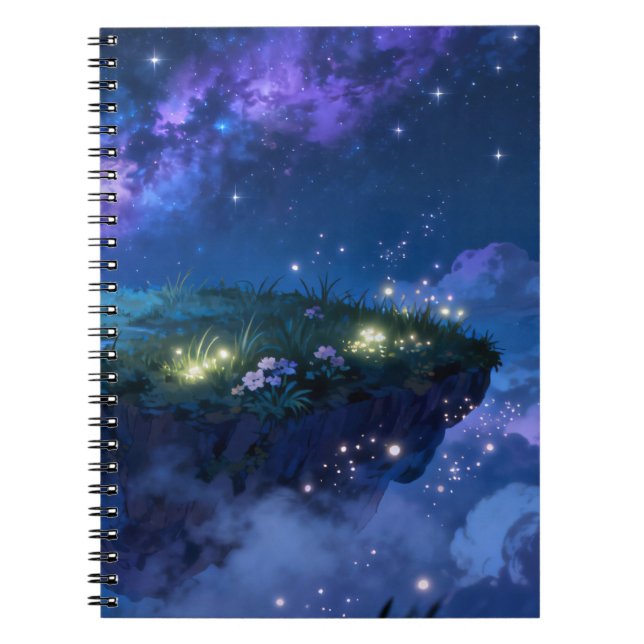 Celestial Falls Spiral Notebook (Front)