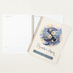 Celestial Fantasy Zodiac Symbol Pisces Birthday Planner