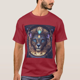 "Celestial Feline Guardian" T-Shirt