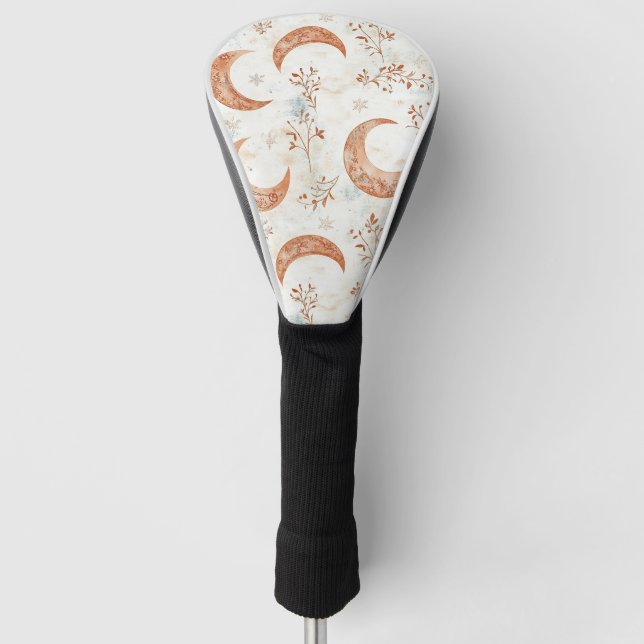 Celestial Floral Pattern (3) Golf Head Cover (Front)