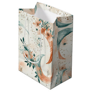 Celestial Floral Pattern (7) Medium Gift Bag