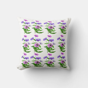Celestial Floral Spiritual Minimalist Design Cushion