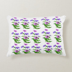Celestial Floral Spiritual Minimalist Design Decorative Cushion