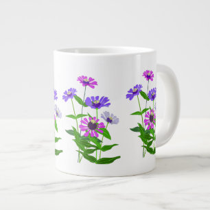 Celestial Floral Spiritual Minimalist Design Large Coffee Mug