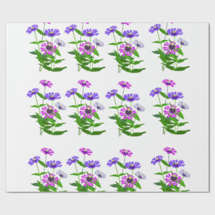 Celestial Floral Spiritual Minimalist Design Wrapping Paper